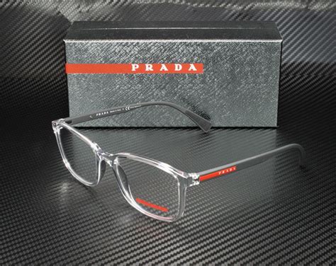 prada clear eyeglasses